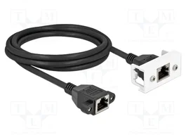 DeLOCK Cable de extensión de red Cat6a S/FTP RJ45 de 2 m