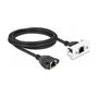 DeLOCK Cable de extensión de red Cat6a S/FTP RJ45 2 m