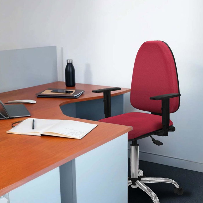 PIQUERAS Y CRESPO Silla de oficina Aýna Azul marino con mecanismo Asincro