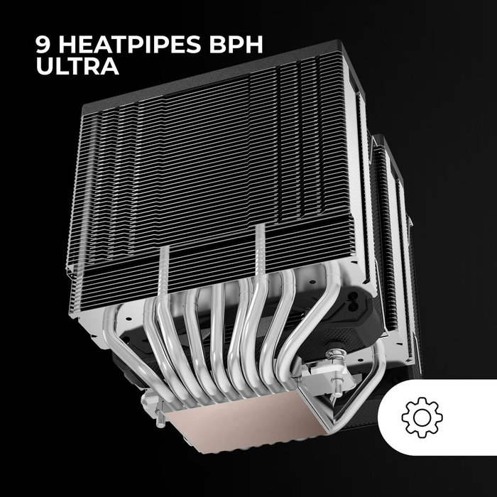 Mars Gaming MCPU-XU9 Disipador de CPU Negro