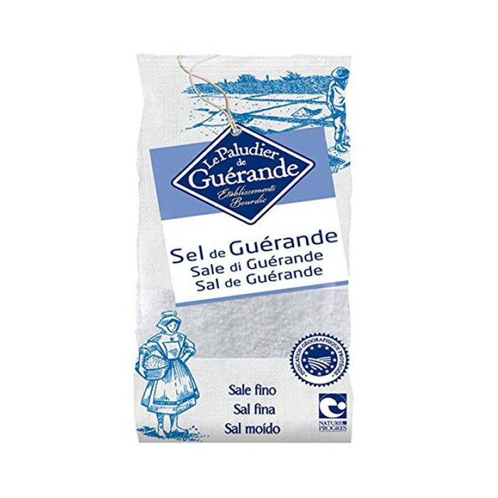 Le Paludier de Guerande Sal Marina Fina Gris de Bretaña Guérande 500g Le Paludier de Guerande Sal Marina Fina Gris de Bretaña Guérande 500g
