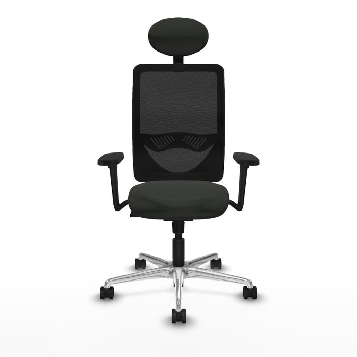 PIQUERAS Y CRESPO Silla de oficina Zulema con mecanismo Sincro y brazos 3D, Negro PIQUERAS Y CRESPO Silla de oficina Zulema con mecanismo Sincro y brazos 3D, Negro