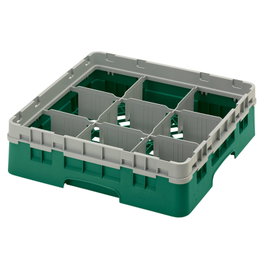 CAMBRO Cesta de lavado de 9 compartimentos Gris claro