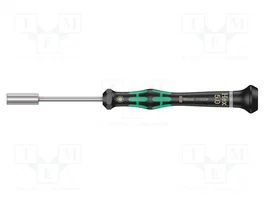 WERA Destornillador de precisión Kraftform Micro vasos 6 angulos HEX 5mm