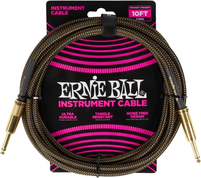 Ernieball Cable para Instrumento Trenzado Jack-Jack 3M Pay Dirt