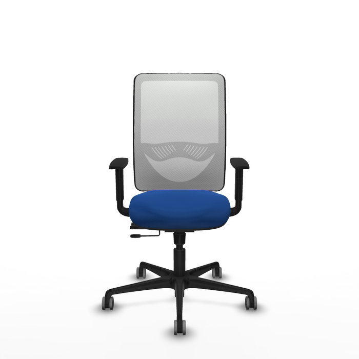 PIQUERAS Y CRESPO Silla de oficina Zulema con mecanismo Sincro/Traslack, Azul y Blanco PIQUERAS Y CRESPO Silla de oficina Zulema con mecanismo Sincro/Traslack, Azul y Blanco