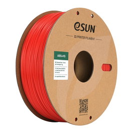 eSun Filamento ABS+HS 1.75 mm, Rojo, 1 kg, Alta Velocidad, Resistencia al Impacto 20 kJ/m2, para Impresion 3D