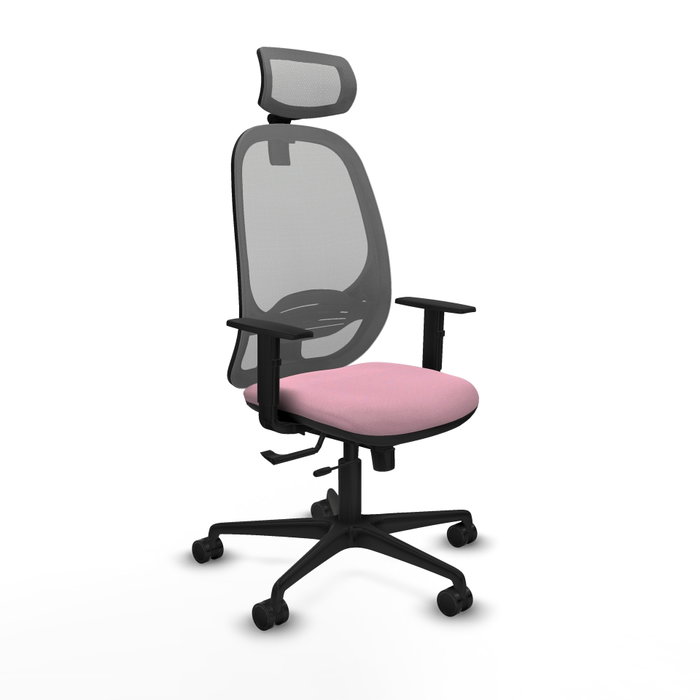PIQUERAS Y CRESPO Silla de oficina Cilanco Rosa y Gris PIQUERAS Y CRESPO Silla de oficina Cilanco Rosa y Gris