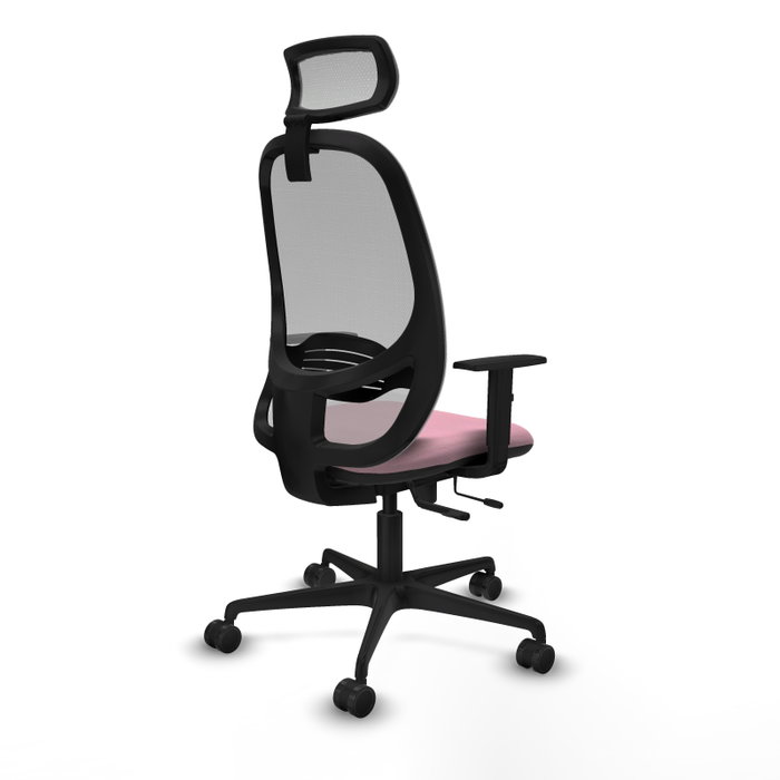PIQUERAS Y CRESPO Silla de oficina Cilanco Rosa y Gris PIQUERAS Y CRESPO Silla de oficina Cilanco Rosa y Gris