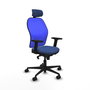 PIQUERAS Y CRESPO Silla de oficina Jorquera Azul Marino y Azul