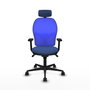 PIQUERAS Y CRESPO Silla de oficina Jorquera Azul Marino y Azul