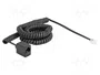 DeLOCK 90114 Cable telefónico espiral RJ11 macho a RJ45 hembra, 5 m, negro