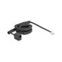 DeLOCK 90114 Cable telefónico espiral RJ11 macho a RJ45 hembra, 5 m, negro