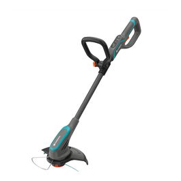 GARDENA Akku-Rasentrimmer PowerTrim 30/18V P4A, color gris/turquesa, batería de iones de litio 4Ah, sistema POWER FOR ALL ALLIANCE