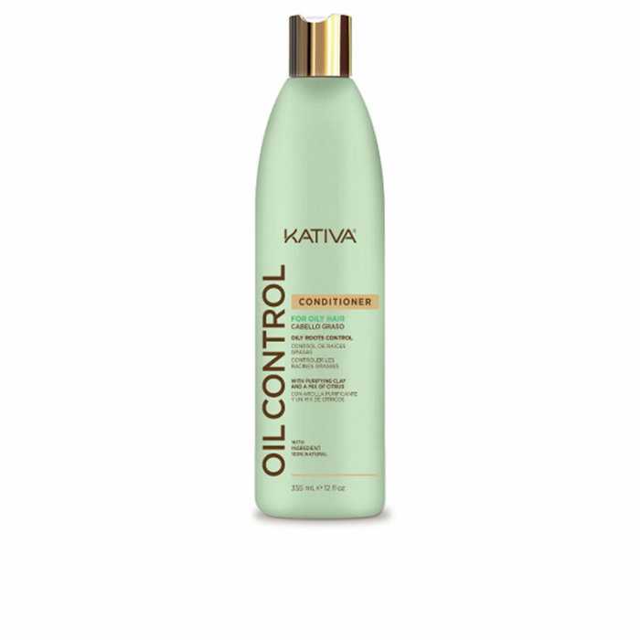 Kativa Acondicionador OIL CONTROL para Cabello Graso con Arcilla, Cítricos y Mentol 355 ml Kativa Acondicionador OIL CONTROL para Cabello Graso con Arcilla, Cítricos y Mentol 355 ml