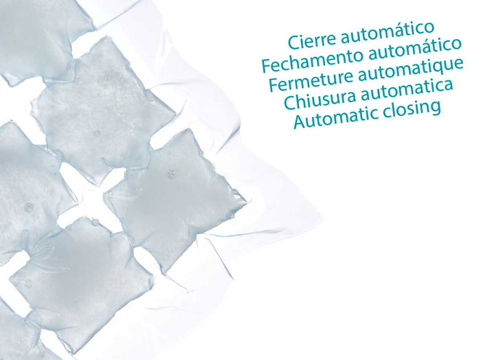 Leknes Bolsa 24 Cubitos De Hielo 12 Uds 20.5 x 6 x 3 cm Azul Translucido Polietileno (Set de 32)