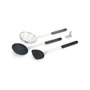 Joseph Joseph Nest Fusion Set de Utensilios para Wok de 3 piezas, Negro/Plata