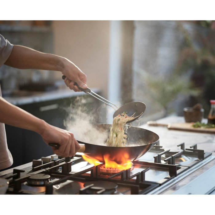 Joseph Joseph Nest Fusion Set de Utensilios para Wok de 3 piezas, Negro/Plata