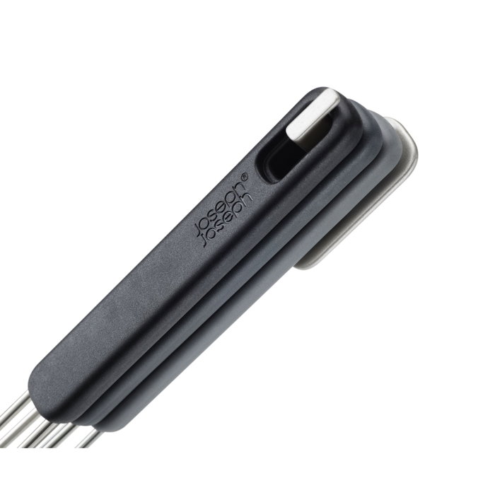 Joseph Joseph Nest Fusion Set de Utensilios para Wok de 3 piezas, Negro/Plata