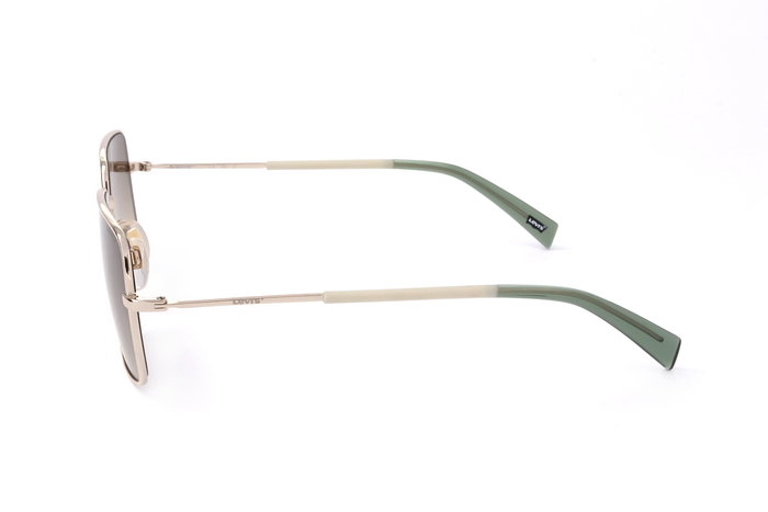 Levi'S LV-1019-S-J5G Gafas de sol Marrón/Dorado