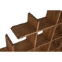DKD Home Decor Estantería de Pared de Teca 120x15x120