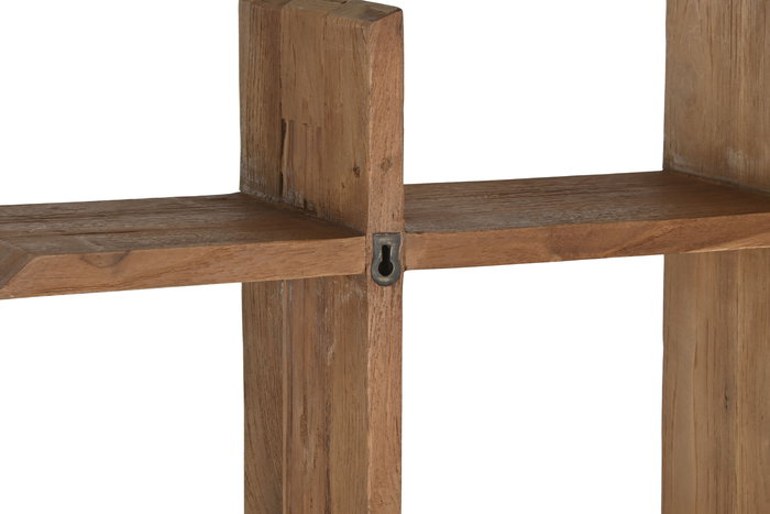 DKD Home Decor Estanteria Pared Teca 15 x 120 x 120 cm DKD Home Decor Estanteria Pared Teca 15 x 120 x 120 cm