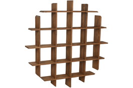 DKD Home Decor Estanteria Pared Teca 15 x 120 x 120 cm