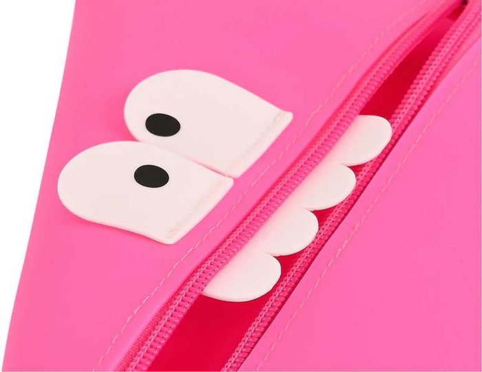 Safta Portatodo Silicona Caritas Fucsia 22x11x1cm