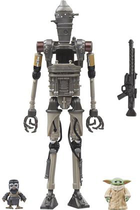 Hasbro Star Wars The Vintage Collection Set de 3 Figuras IG-12, Grogu y Anzellan