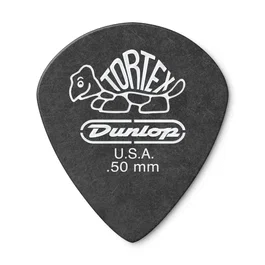 DUNLOP Púas Tortex Pitch Black Jazz III 0,50 mm (pack de 12)