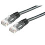 ROLINE Patchkabel Cat.5e Clase D UTP Negro 1m
