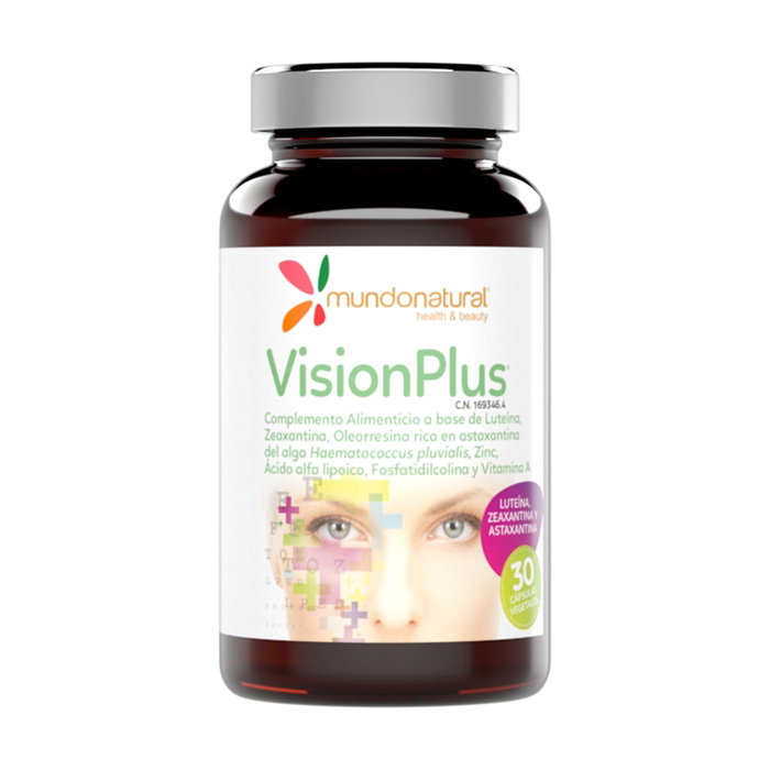 Mundonatural Visionplus Liposomado 30 Cápsulas, Luteína, Zeaxantina, Zinc y Vitamina A para el Cuidado de la Vista Mundonatural Visionplus Liposomado 30 Cápsulas, Luteína, Zeaxantina, Zinc y Vitamina A para el Cuidado de la Vista