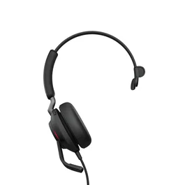 Jabra Evolve2 40 SE Mono Auriculares Diadema USB-A, Alámbricos, para Unified Communications UC, con tecnología Jabra PeakStop y funda protectora