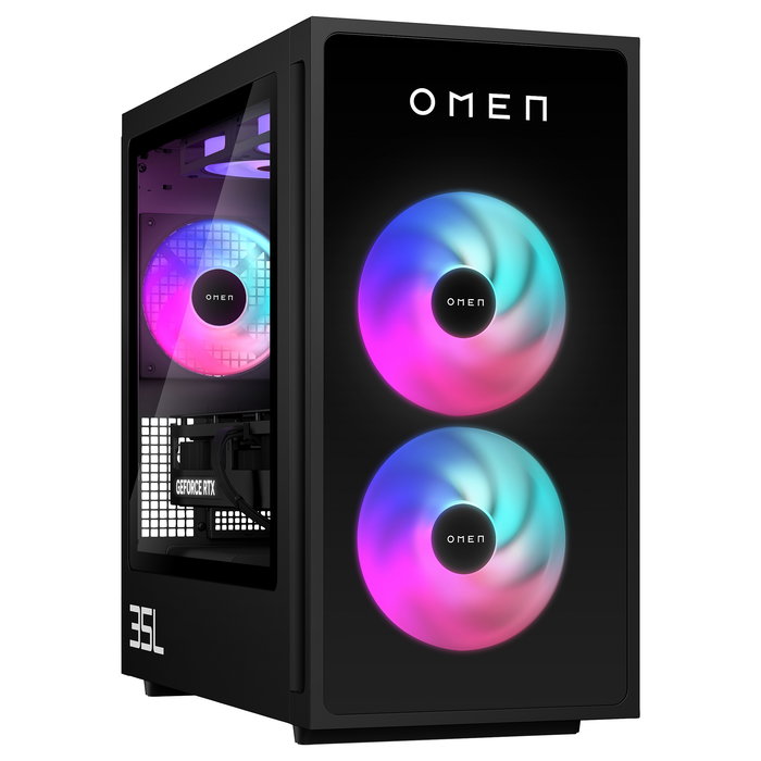 HP OMEN GT16-0083ng - Ordenador de Sobremesa Gaming, AMD Ryzen 7 8700F, 32GB RAM, 3TB SSD, NVIDIA GeForce RTX 5070 Ti, Windows 11 Home