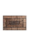 Conceptum Felpudo PVC 40 x 60 cm Antideslizante Lavable a Máquina para Entrada de Hogar