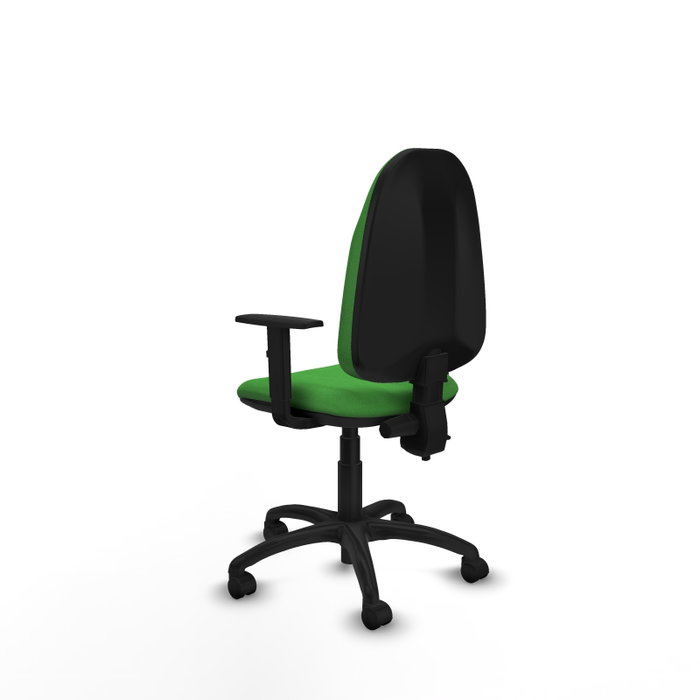 PIQUERAS Y CRESPO Silla de oficina Algarra Verde con mecanismo de doble maneta PIQUERAS Y CRESPO Silla de oficina Algarra Verde con mecanismo de doble maneta