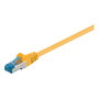 Goobay Patchkabel Cat.6a S/FTP (PiMF) amarillo, 1 metro