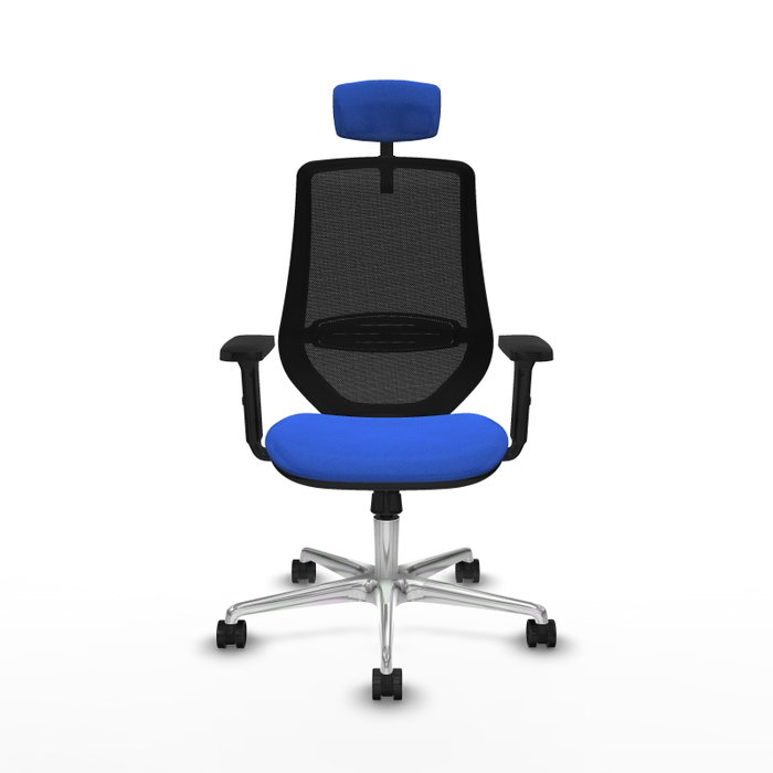 PIQUERAS Y CRESPO Silla de oficina Mardos con mecanismo Sincro, Azul y Negro PIQUERAS Y CRESPO Silla de oficina Mardos con mecanismo Sincro, Azul y Negro