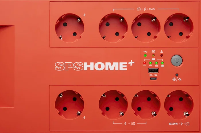Salicru SPS 1000 HOME+ 1000VA/600W 8 Salidas Rojo