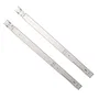 Unykach Kit de raíles telescópicos UK514208G4 para rack 2U, 40 kg, Plata