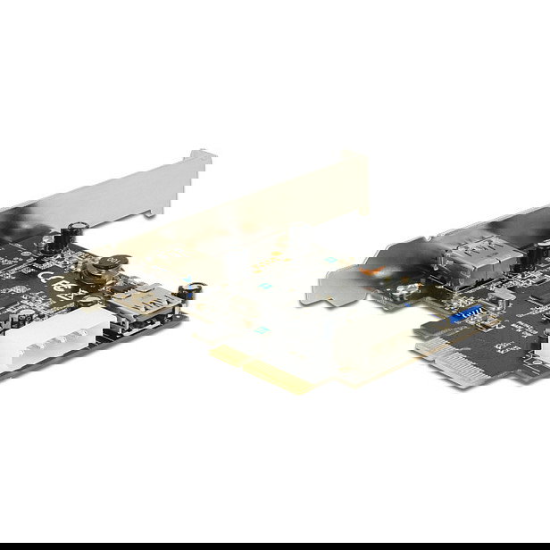 DeLOCK 89399 Tarjeta PCI Express USB 3.2 Gen 2 (10 Gbps) con Puertos Interno y Externo, Chipset ASM1142, Compatible con Windows y Linux DeLOCK 89399 Tarjeta PCI Express USB 3.2 Gen 2 (10 Gbps) con Puertos Interno y Externo, Chipset ASM1142, Compatible con Windows y Linux