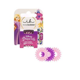 Invisibobble Coletero Invisible Kids Original Disney Rapunzel 3 Piezas Efecto Purpurina Sin Rastro
