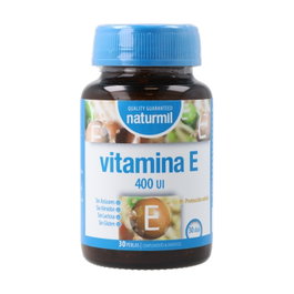 Naturmil Vitamina E 400 UI 30 Cápsulas Complemento Alimenticio