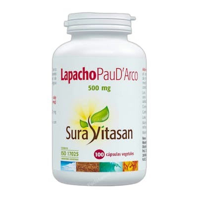 SURA VITASAN Lapacho Pau d'Arco 500mg 100 cápsulas