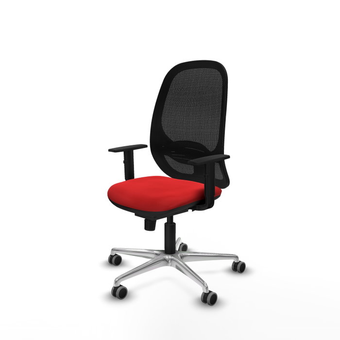 PIQUERAS Y CRESPO Silla de Oficina Cilanco con Mecanismo Sincro Rojo y Negro PIQUERAS Y CRESPO Silla de Oficina Cilanco con Mecanismo Sincro Rojo y Negro