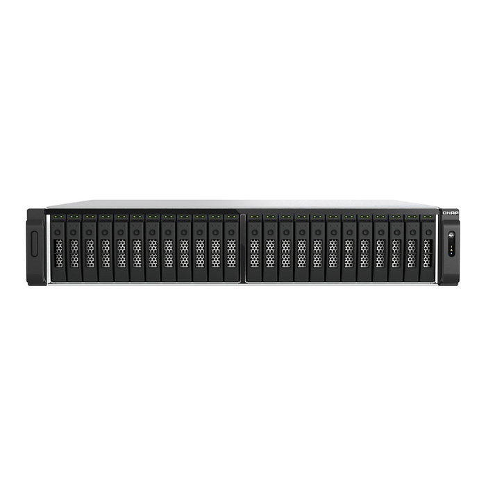 QNAP TS-h3077AFU-R5-32G NAS de 2U con 30 bahías, AMD Ryzen 5 Pro y 32 GB DDR5 QNAP TS-h3077AFU-R5-32G NAS de 2U con 30 bahías, AMD Ryzen 5 Pro y 32 GB DDR5