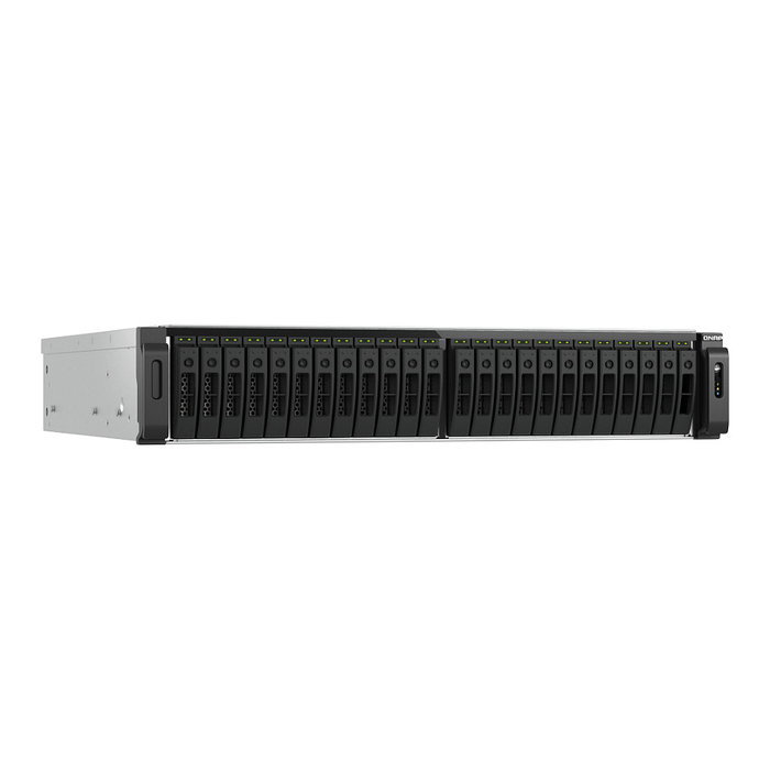 QNAP TS-h3077AFU-R5-32G NAS de 2U con 30 bahías, AMD Ryzen 5 Pro y 32 GB DDR5 QNAP TS-h3077AFU-R5-32G NAS de 2U con 30 bahías, AMD Ryzen 5 Pro y 32 GB DDR5