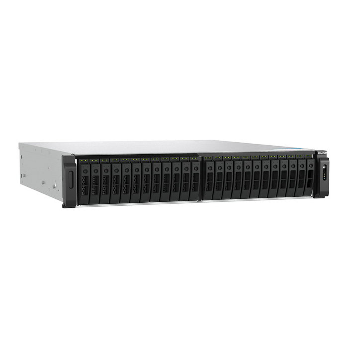 QNAP TS-h3077AFU-R5-32G NAS de 2U con 30 bahías, AMD Ryzen 5 Pro y 32 GB DDR5 QNAP TS-h3077AFU-R5-32G NAS de 2U con 30 bahías, AMD Ryzen 5 Pro y 32 GB DDR5