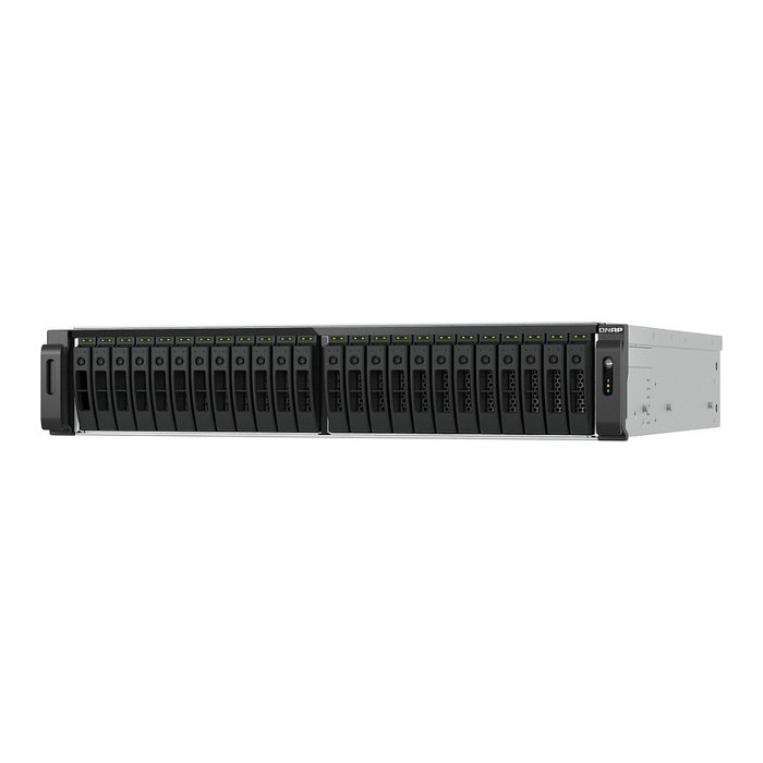 QNAP TS-h3077AFU-R5-32G NAS de 2U con 30 bahías, AMD Ryzen 5 Pro y 32 GB DDR5 QNAP TS-h3077AFU-R5-32G NAS de 2U con 30 bahías, AMD Ryzen 5 Pro y 32 GB DDR5