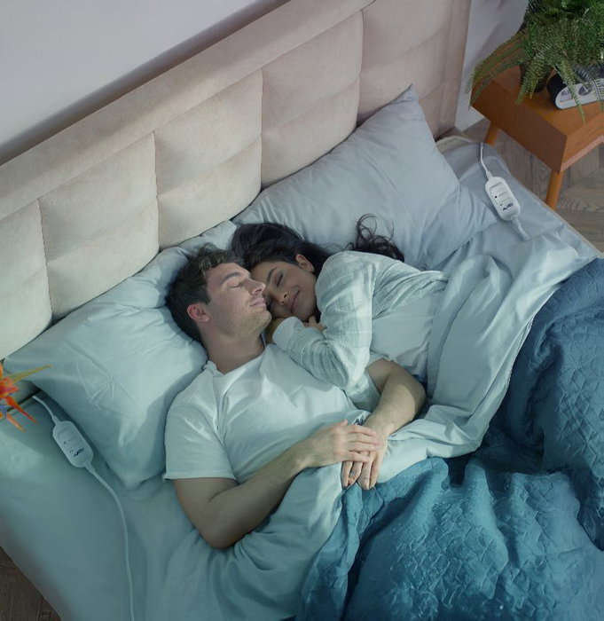 AVANT Calientacamas Doble 160x140 cm, 120W - Manta Eléctrica para Cama Grande